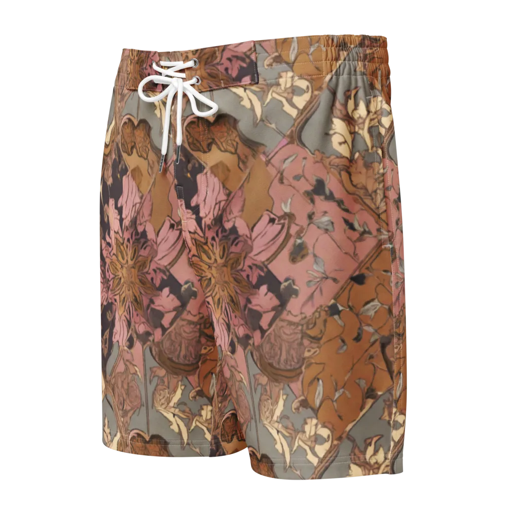 Blush Briar on Men's Board Shorts — Front