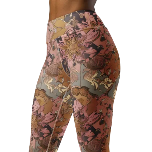 Blush Briar on a Yoga Leggings