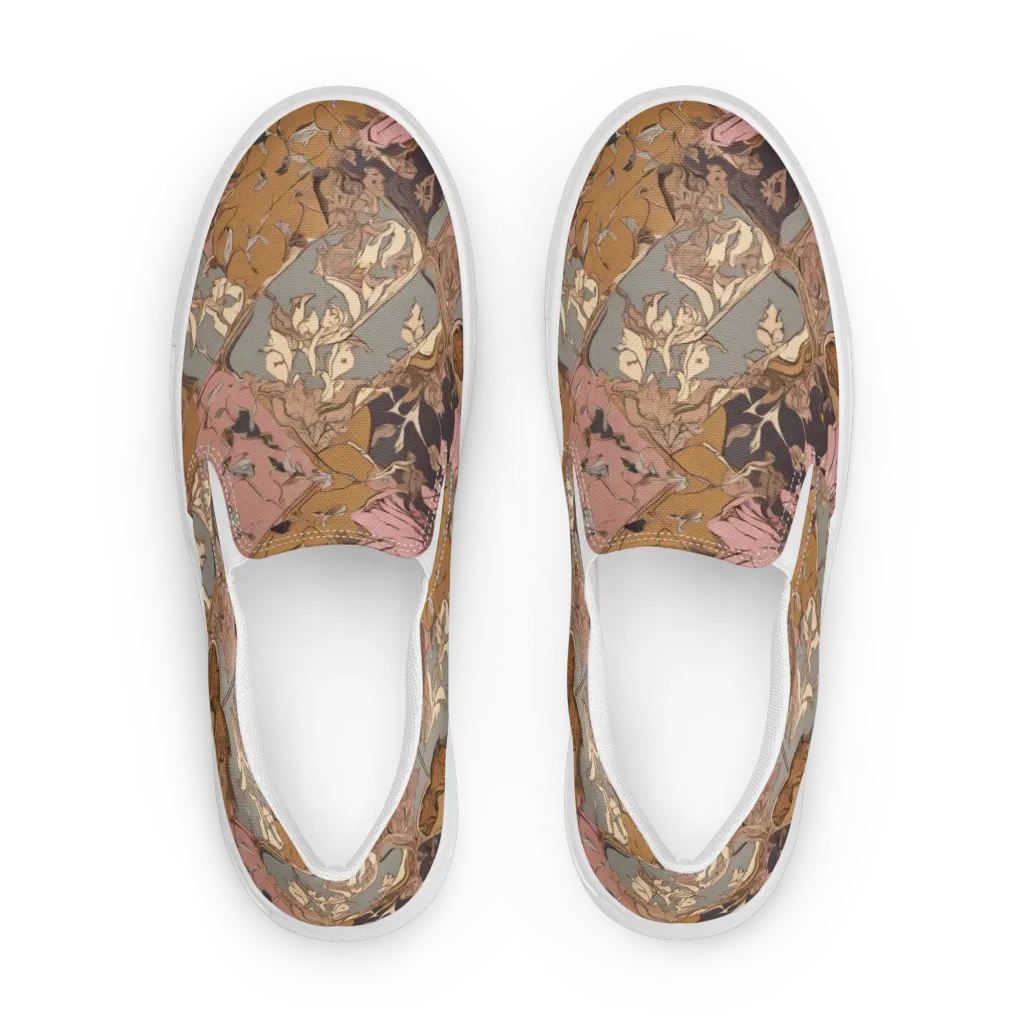 Blush Briar on Women's Slip-On Canvas Shoes — Front