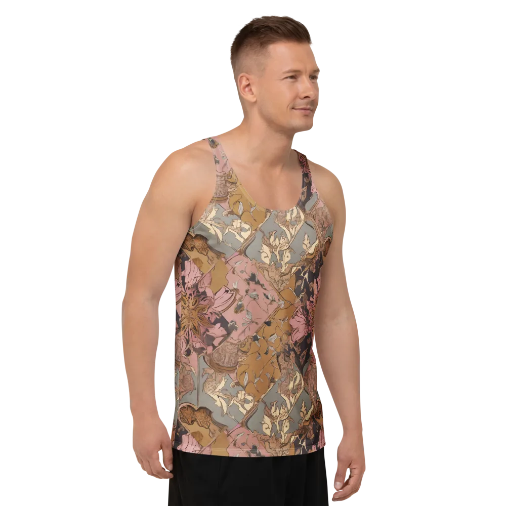 Blush Briar on Men's Tank Top — Right Front