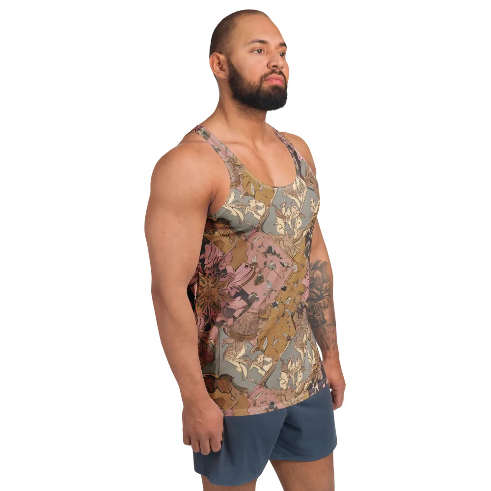 Blush Briar on Men's Tank Top — Right Front