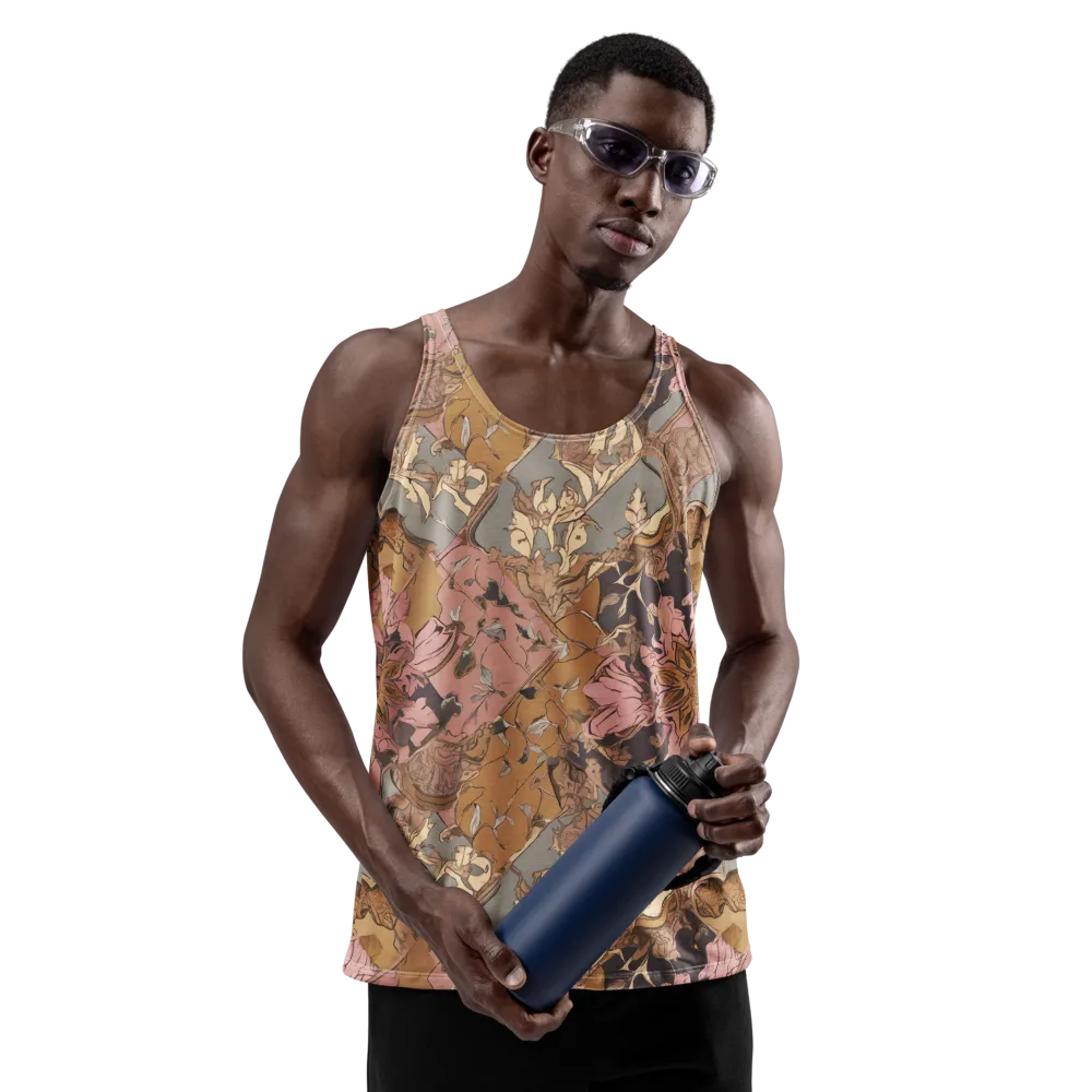 Blush Briar on Men's Tank Top — Front