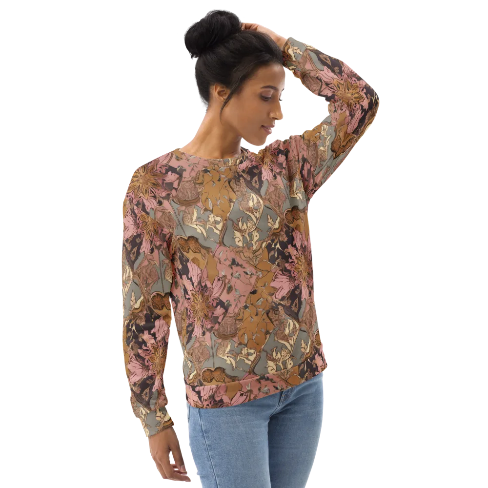 Blush Briar on Sweatshirt — Right Front