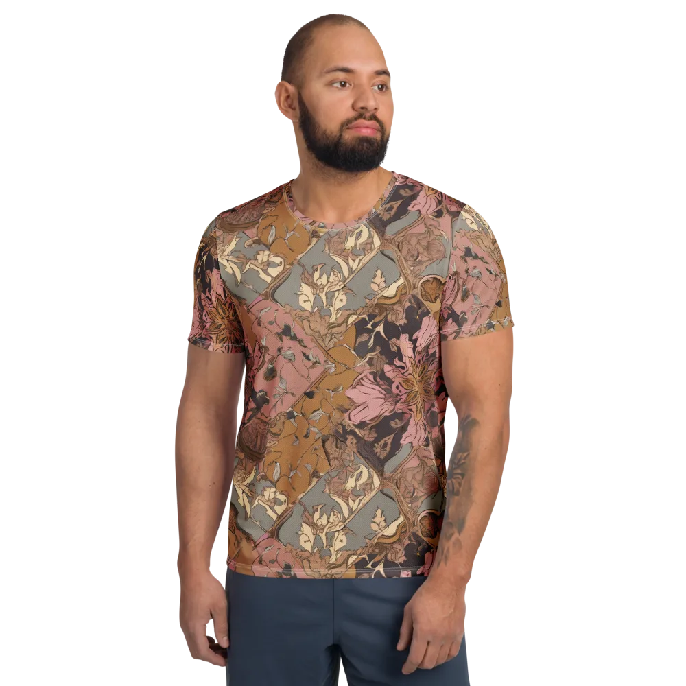 Blush Briar on Men's Athletic T-Shirt — Front