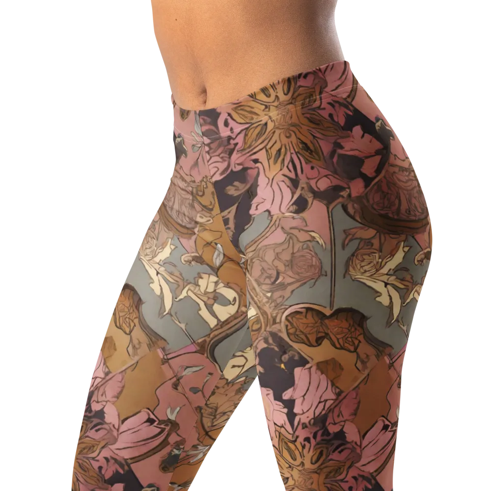 Blush Briar on Leggings — Left Front