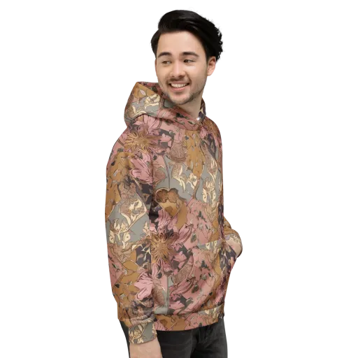 Blush Briar on a Hoodie