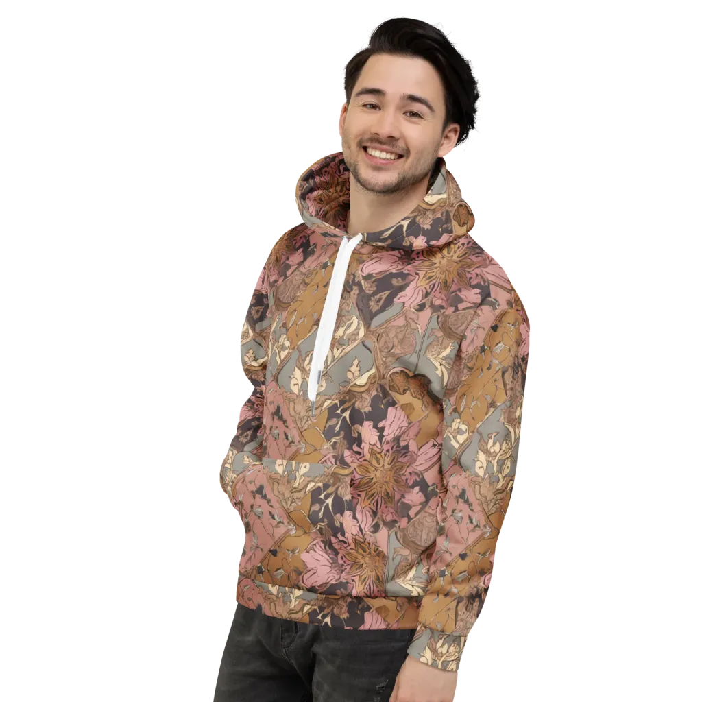 Blush Briar on Hoodie — Left