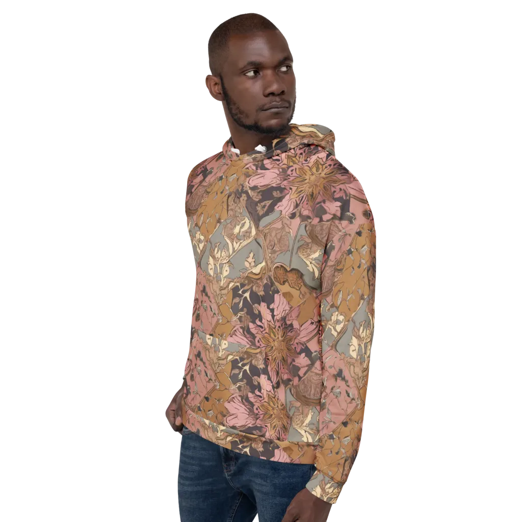 Blush Briar on Hoodie — Left