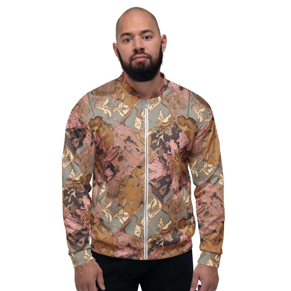 Blush Briar on Bomber Jacket — Front
