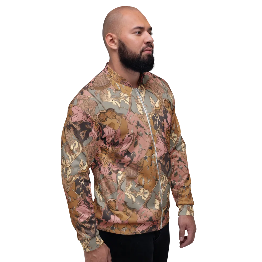 Blush Briar on Bomber Jacket — Right