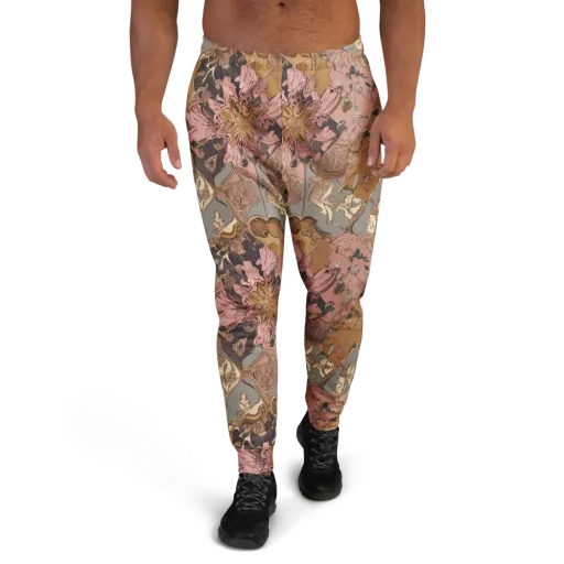 Blush Briar on a Men's Joggers
