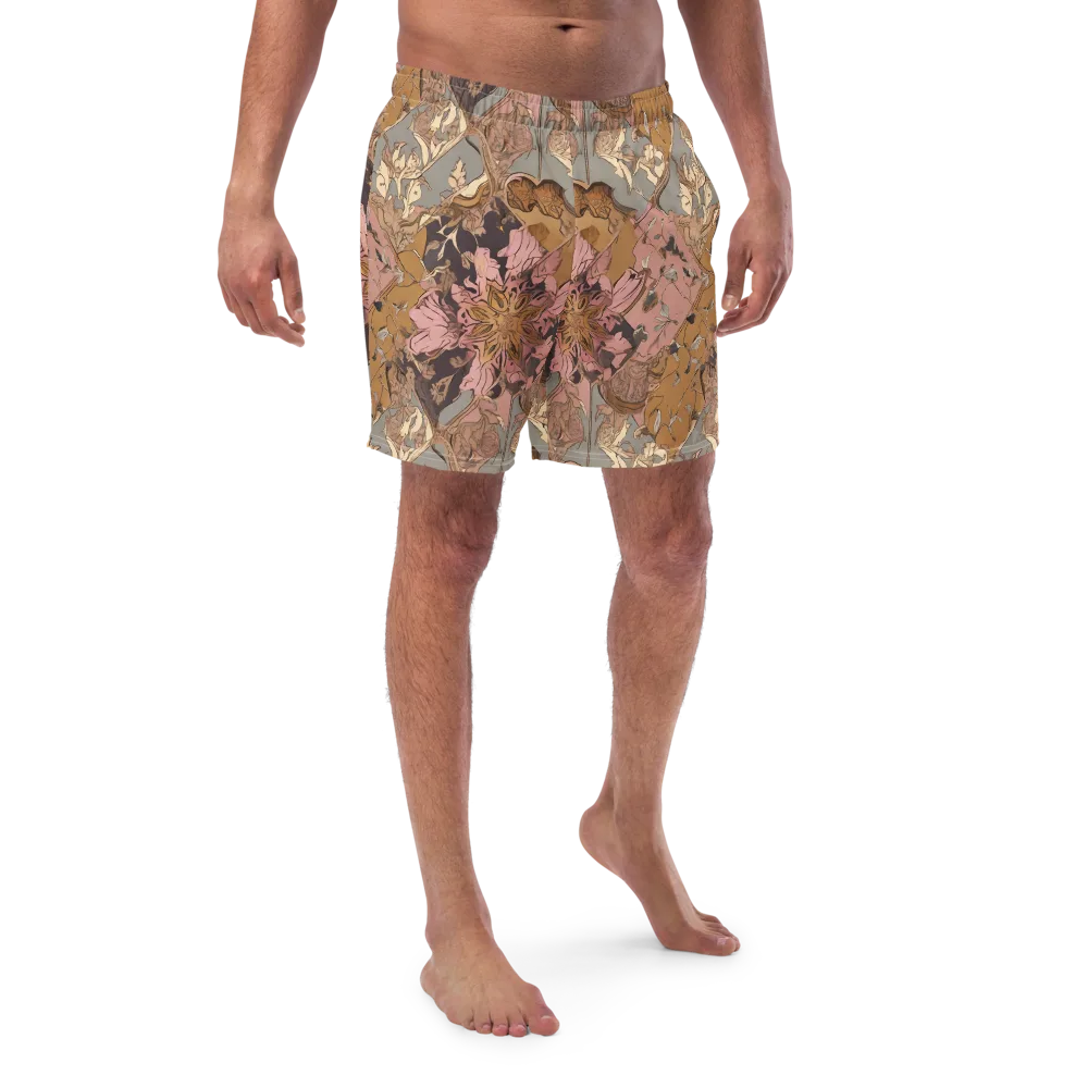 Blush Briar on Swim Trunks — Front