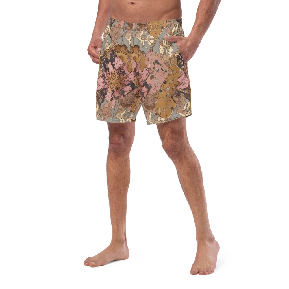Blush Briar on Swim Trunks — Left Front