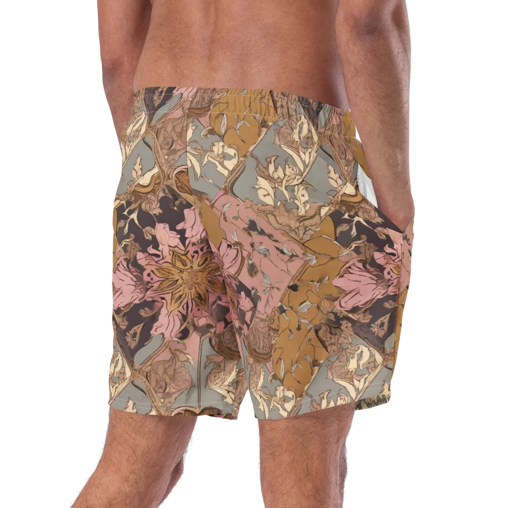Blush Briar on Swim Trunks — Right Back