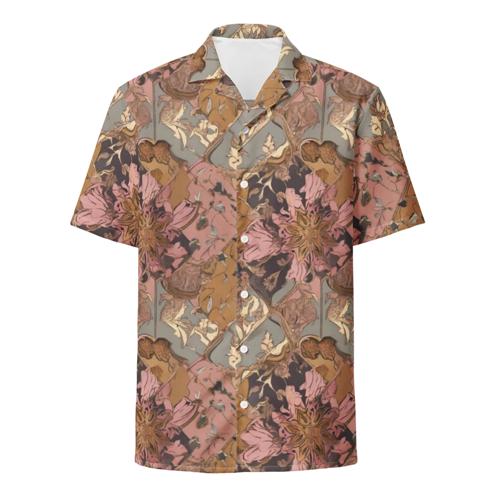 Blush Briar on Button Shirt — Front