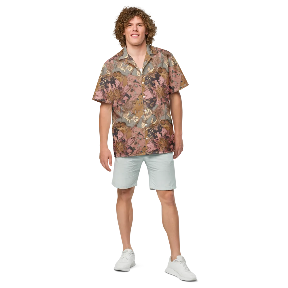 Blush Briar on Button Shirt — Front