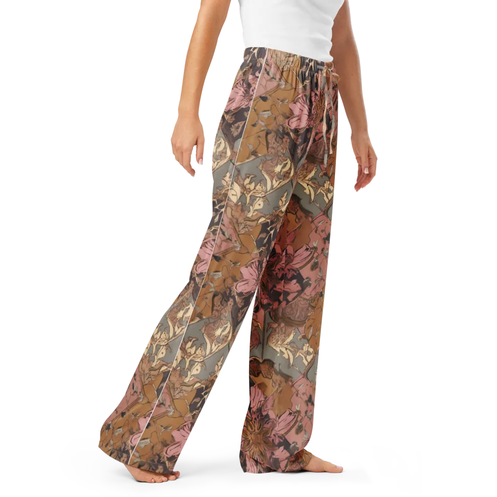 Blush Briar on Women's Pajama Pants — Right Front