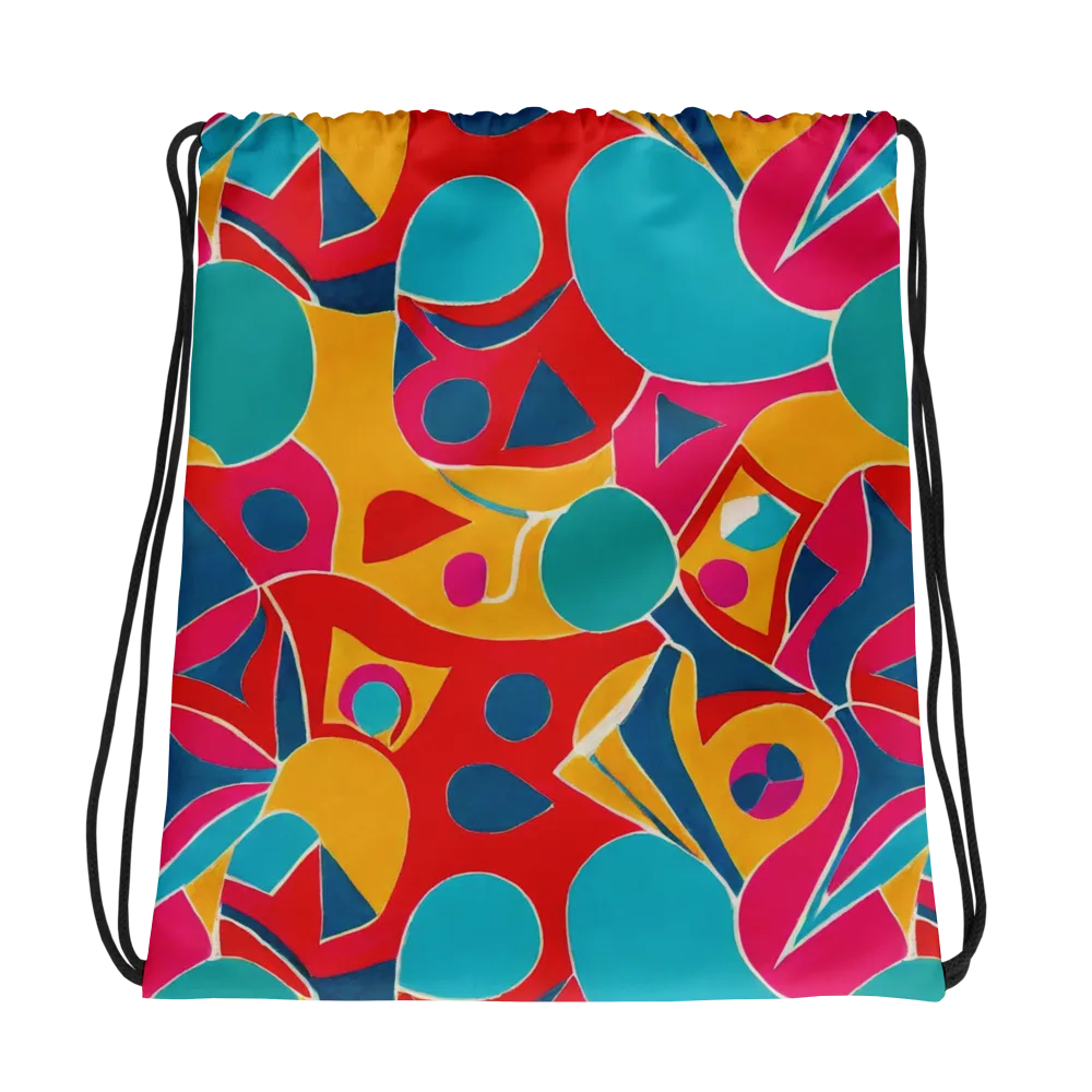 Chromatic Jumble on Drawstring Bag — Photo