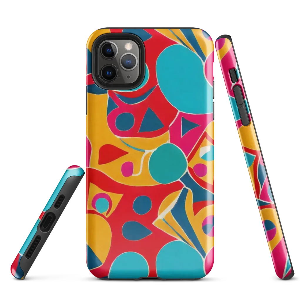 Chromatic Jumble on Tough Case for iPhone® — Front