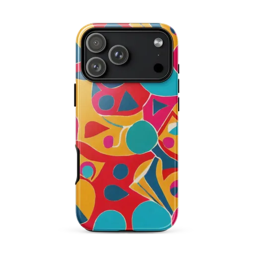 Chromatic Jumble on a Tough Case for iPhone®