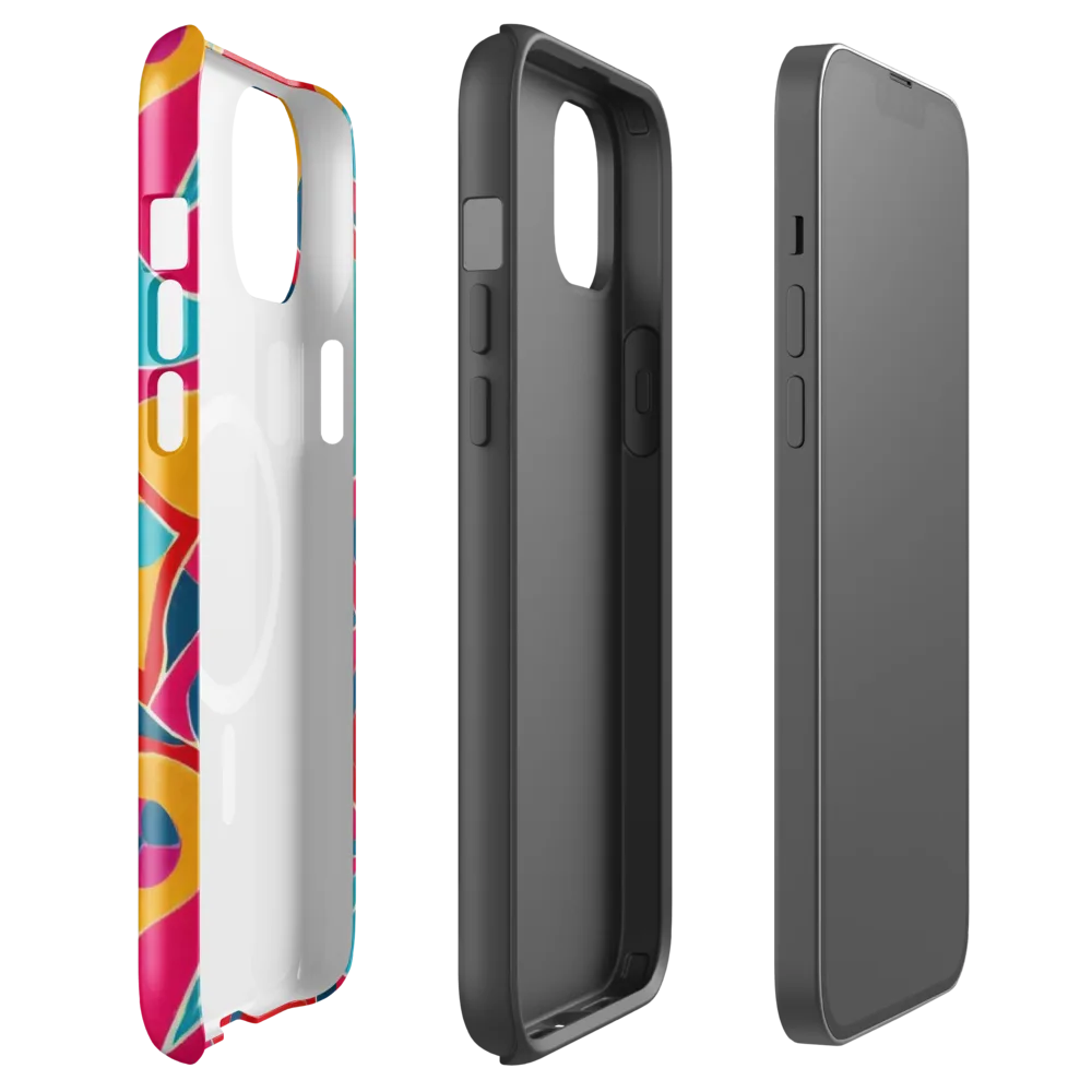Chromatic Jumble on MagSafe Tough Case for iPhone® — Front