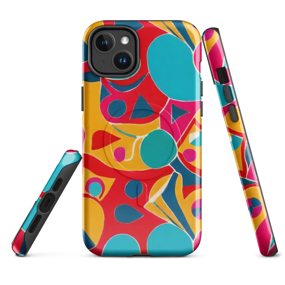 Chromatic Jumble on MagSafe Tough Case for iPhone® — Front
