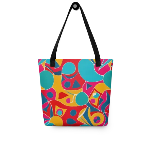 Chromatic Jumble on a Tote Bag