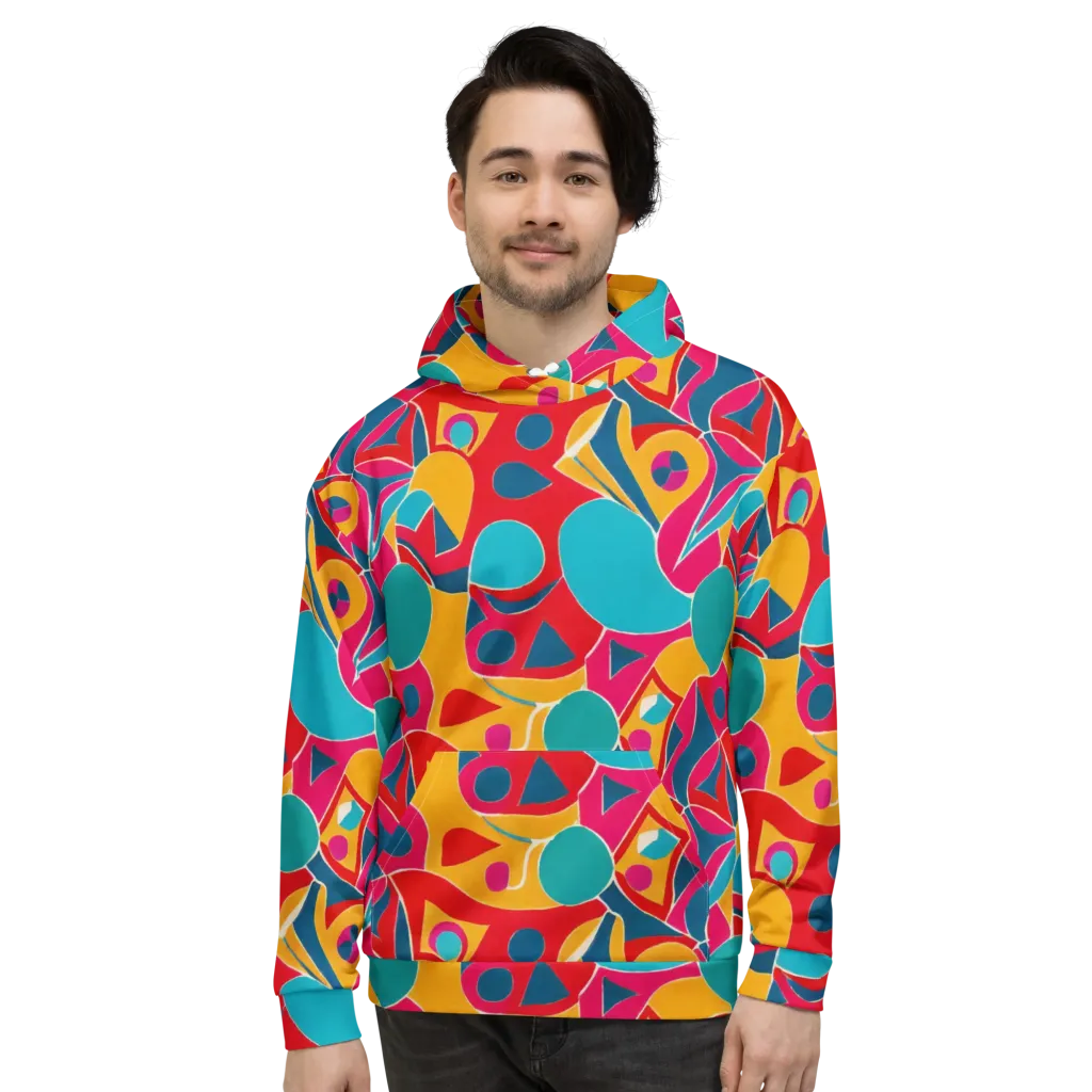 Chromatic Jumble on Hoodie — Front