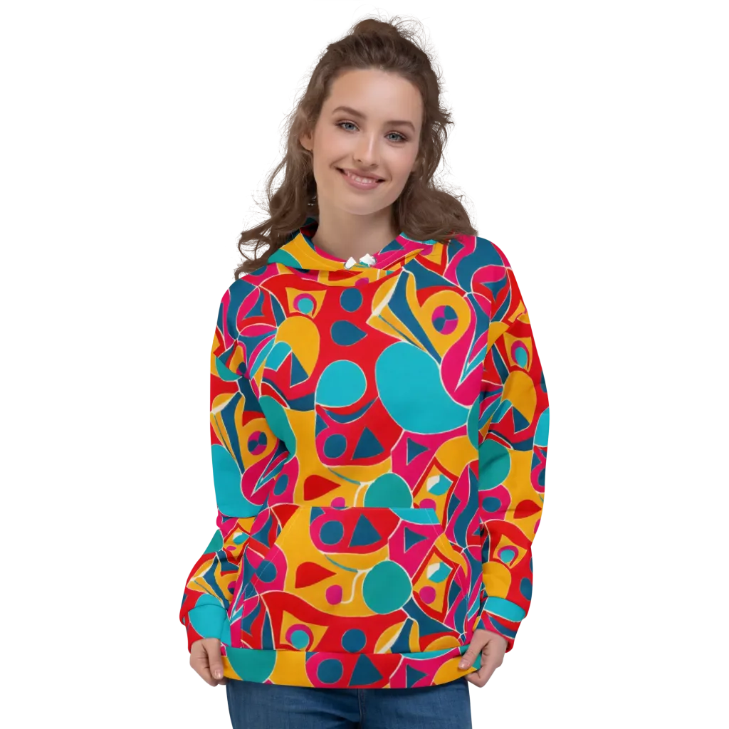 Chromatic Jumble on Hoodie — Front