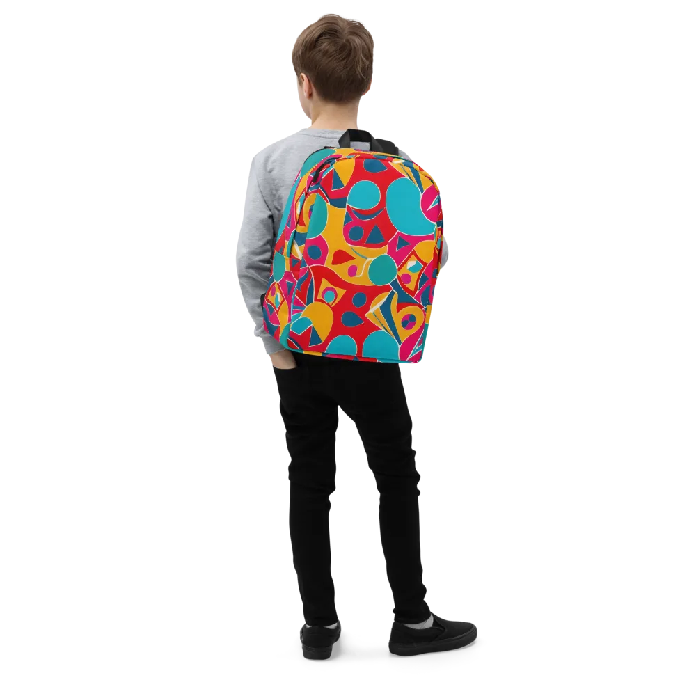 Chromatic Jumble on Minimalist Backpack — Right Front