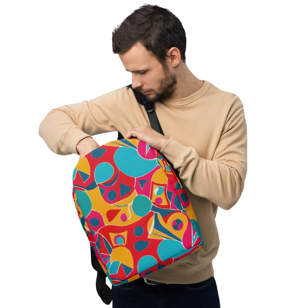 Chromatic Jumble on Minimalist Backpack — Front