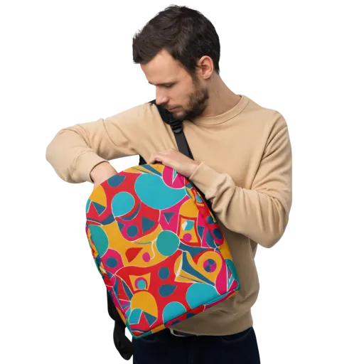 Chromatic Jumble on a Minimalist Backpack