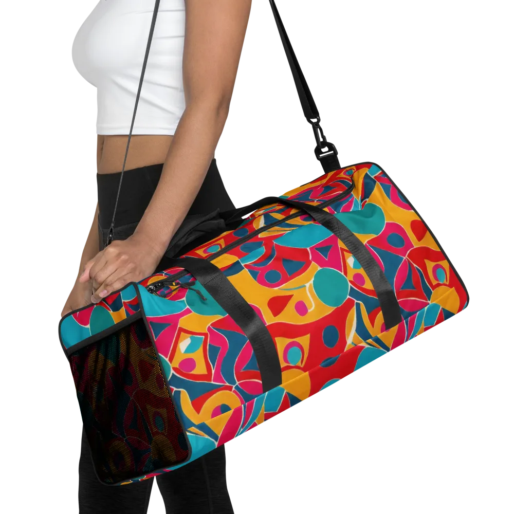 Chromatic Jumble on Duffle Bag — Front