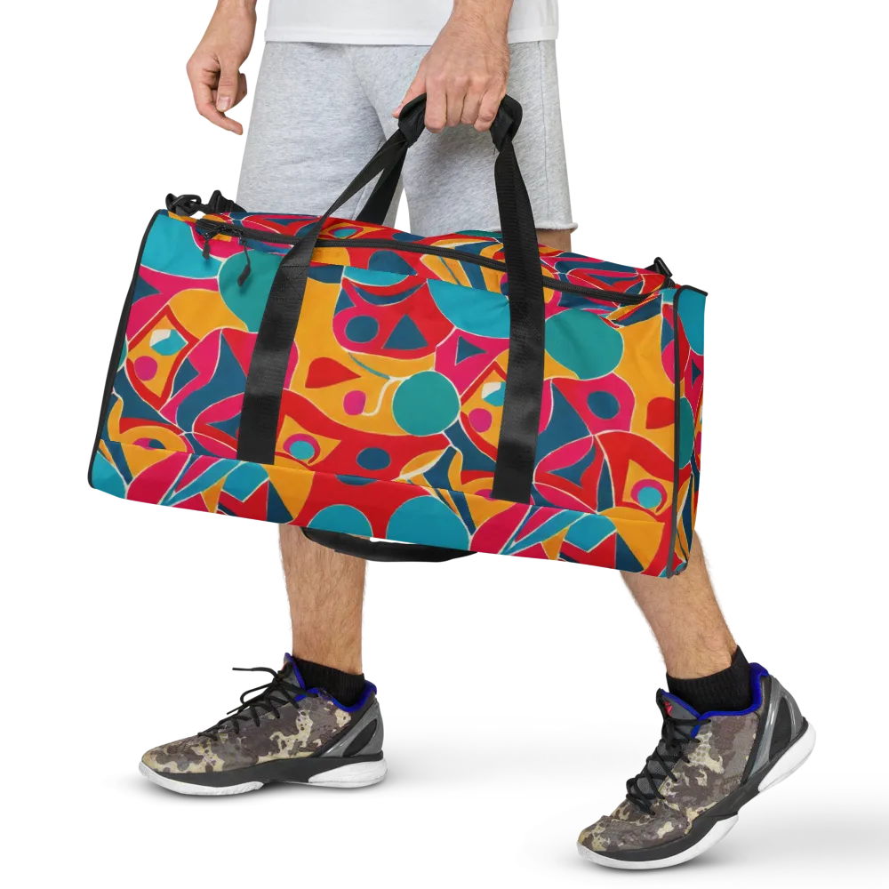 Chromatic Jumble on Duffle Bag — Front
