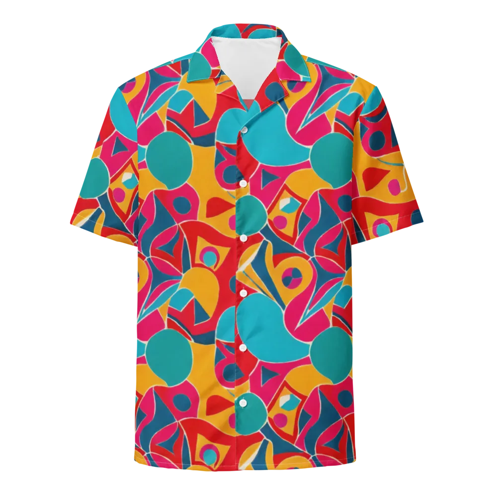 Chromatic Jumble on Button Shirt — Front