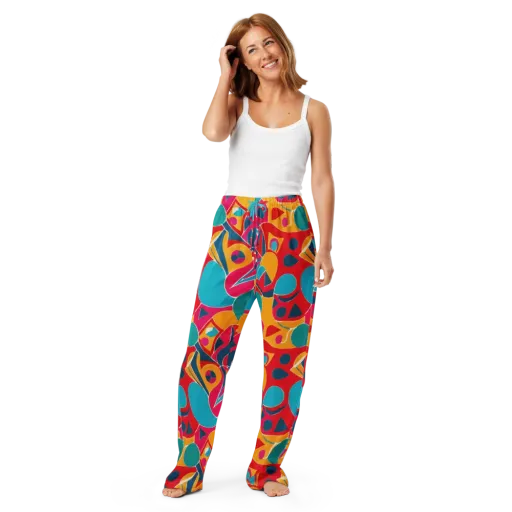 Chromatic Jumble on a Women's Pajama Pants