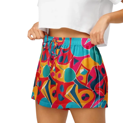 Chromatic Jumble on a Women's Pajama Shorts