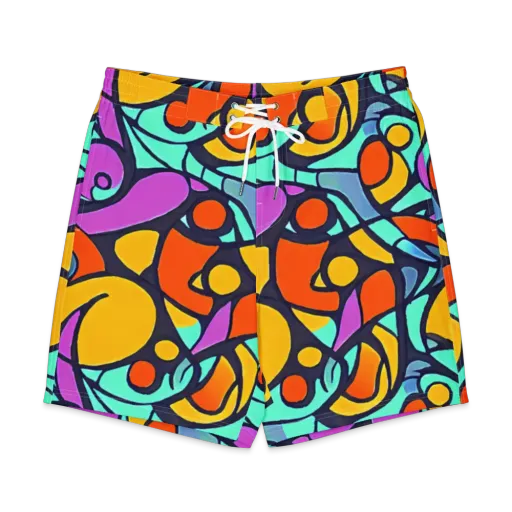 Ultraviolet Pop on a Men's Board Shorts