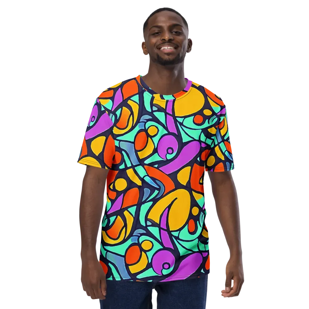 Ultraviolet Pop on Men's Crew Neck T-Shirt — Front