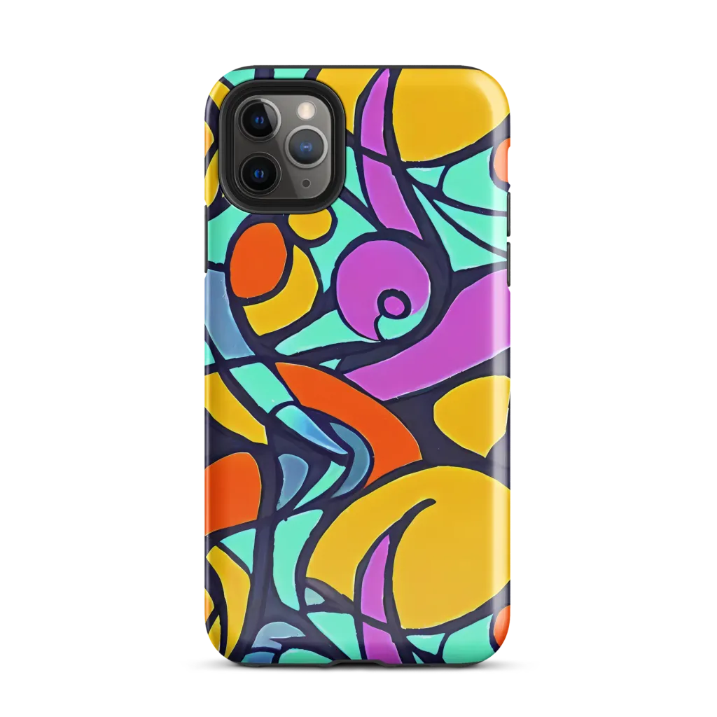 Ultraviolet Pop on Tough Case for iPhone® — Front