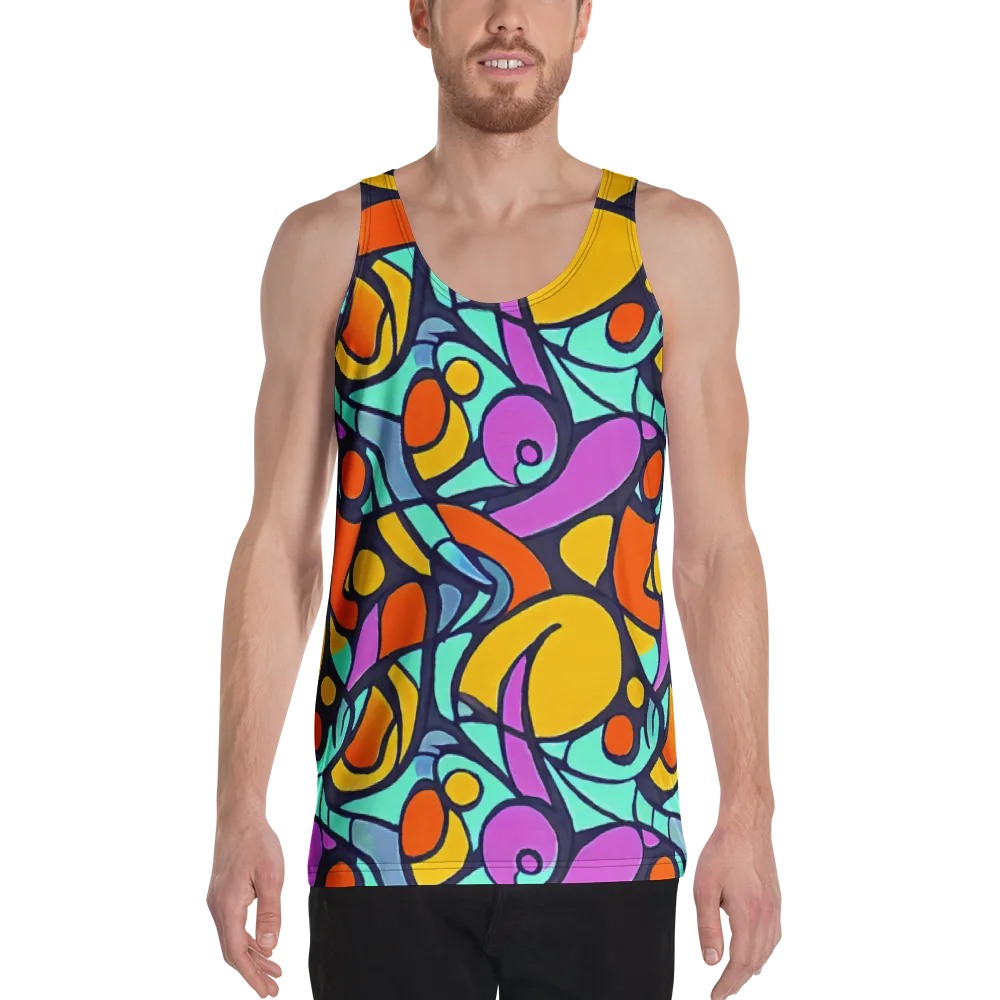 Ultraviolet Pop on Men's Tank Top — Front