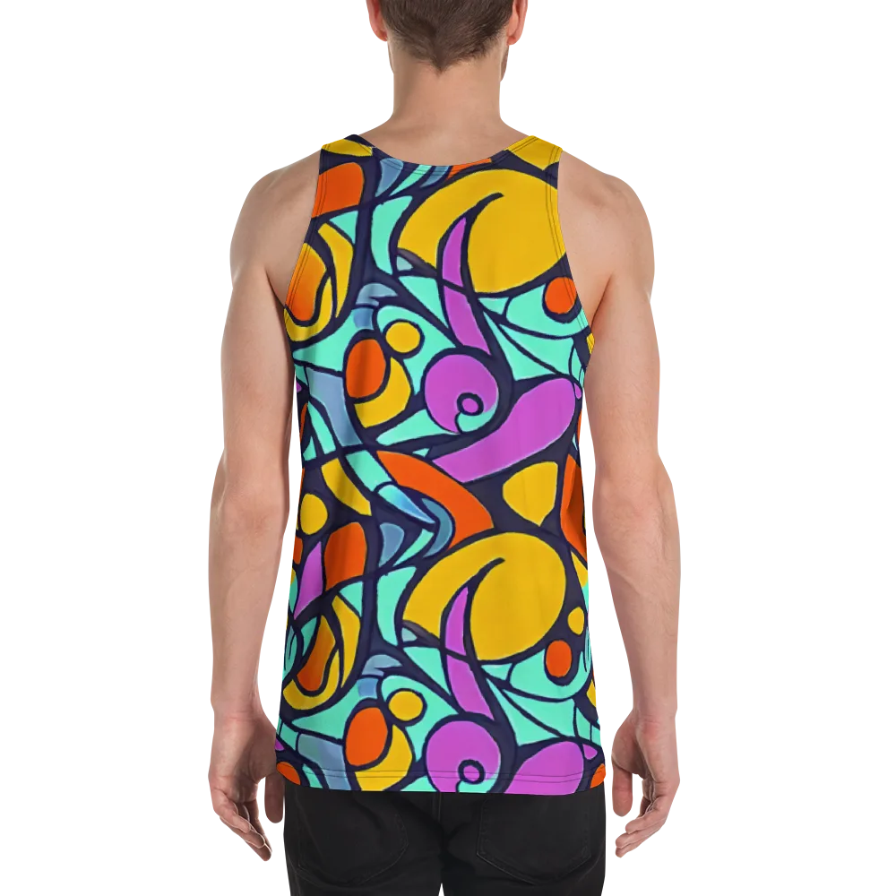 Ultraviolet Pop on Men's Tank Top — Back