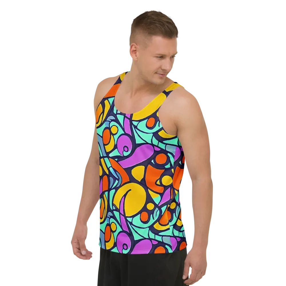 Ultraviolet Pop on Men's Tank Top — Left Front