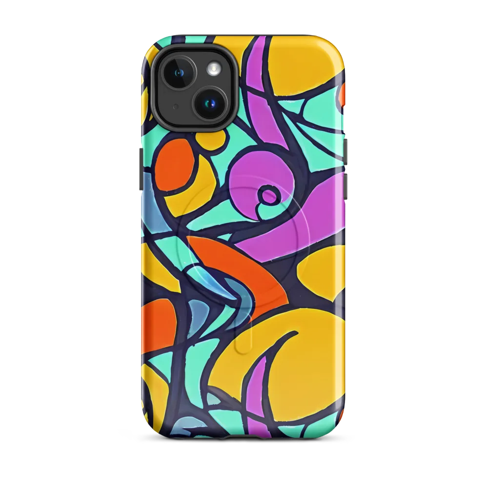 Ultraviolet Pop on MagSafe Tough Case for iPhone® — Front
