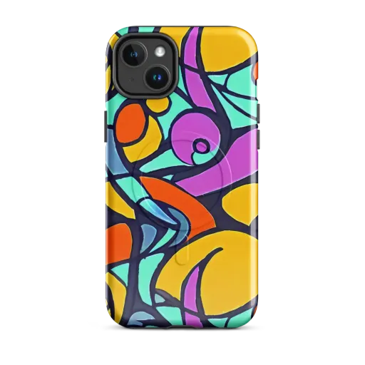 Ultraviolet Pop on a MagSafe Tough Case for iPhone®