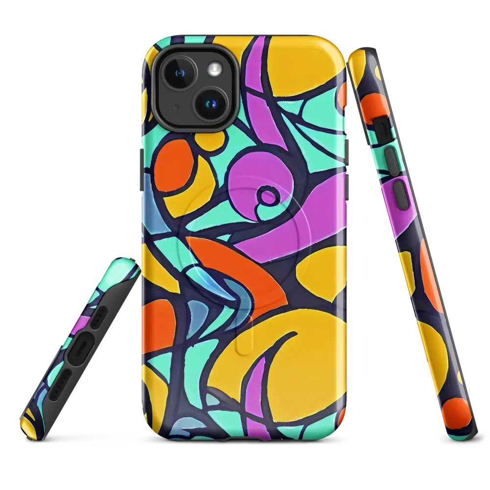 Ultraviolet Pop on MagSafe Tough Case for iPhone® — Front