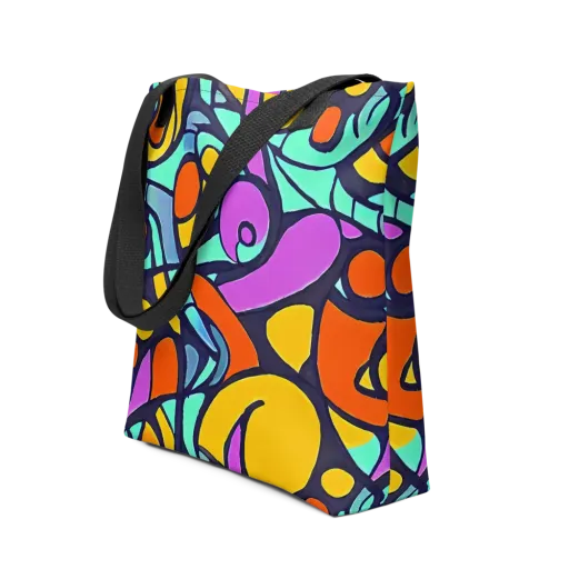 Ultraviolet Pop on a Tote Bag