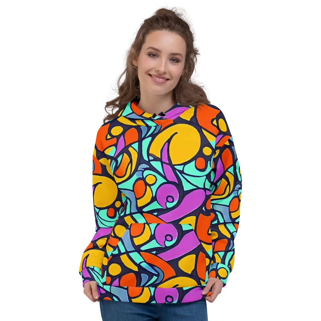 Ultraviolet Pop on Hoodie — Front