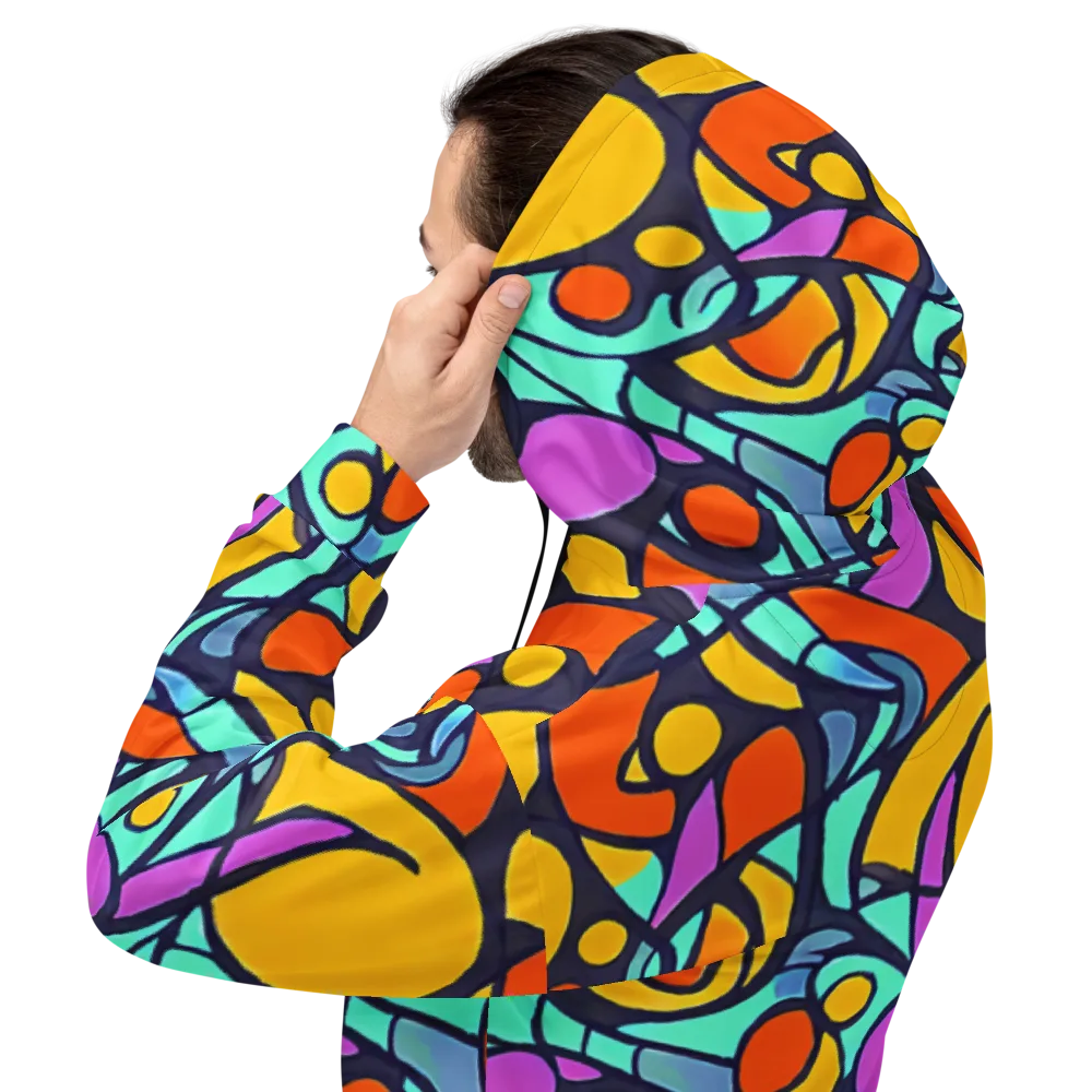 Ultraviolet Pop on Hoodie — Back