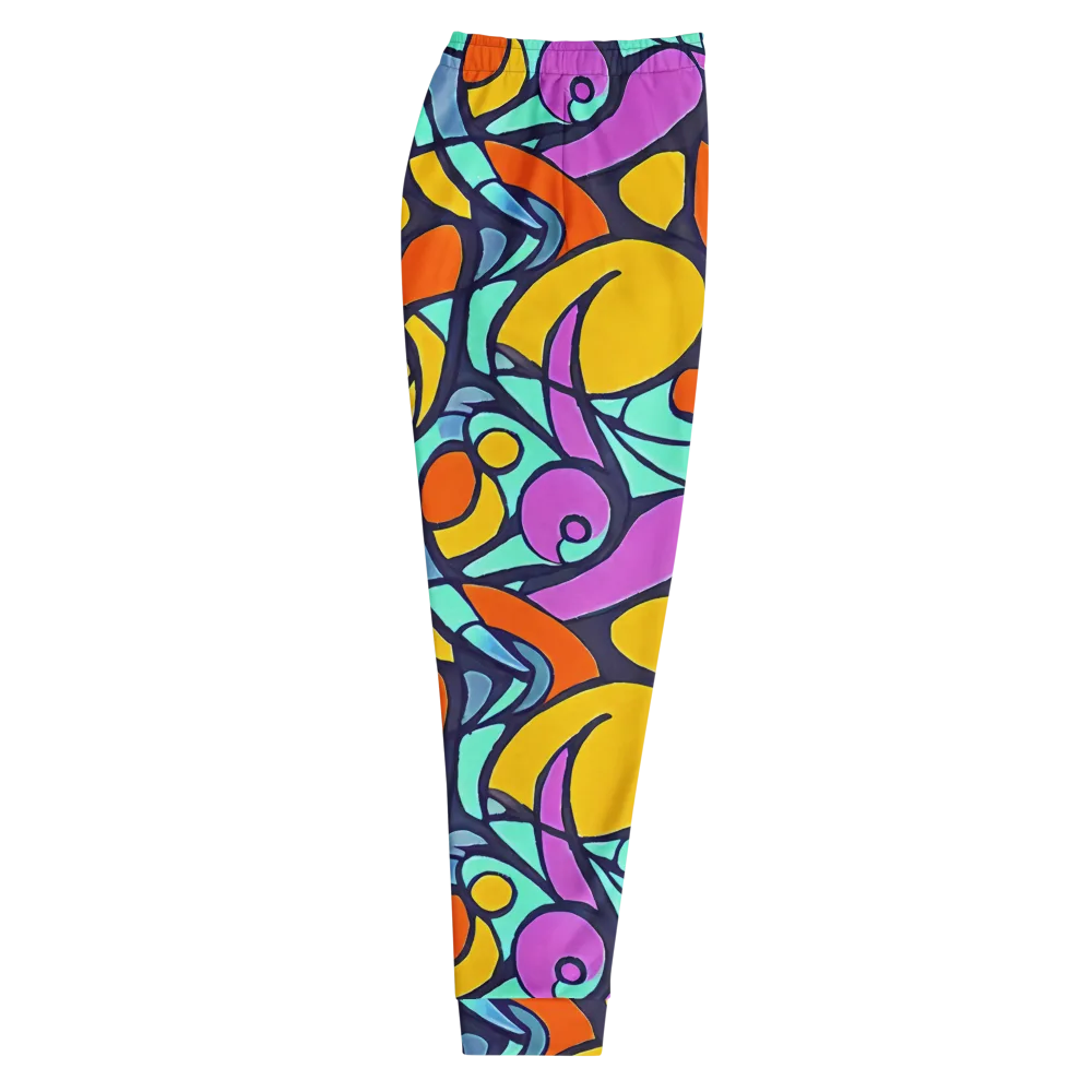 Ultraviolet Pop on Men's Joggers — Right